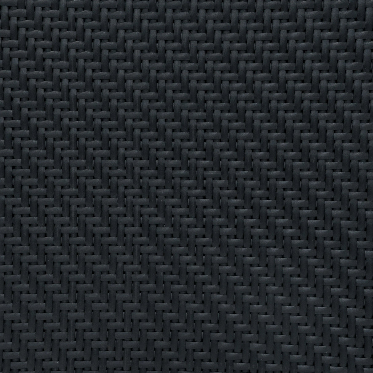 Black rattan storage box with a textured woven design, ideal for organizing and enhancing home decor, spacious 700L capacity