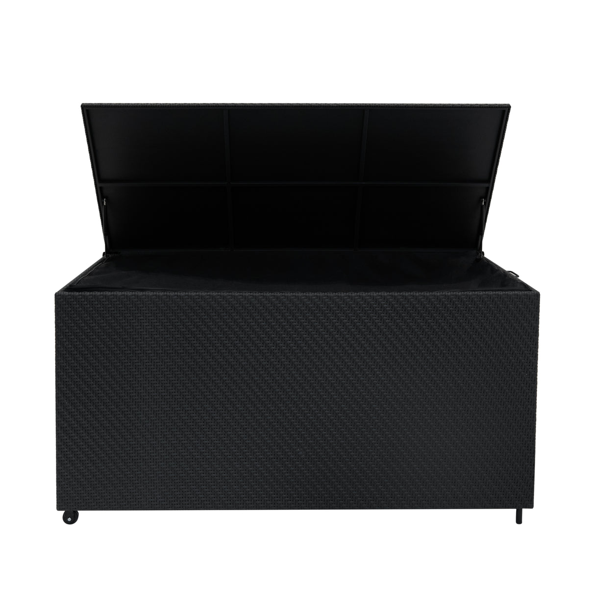 Rattan Storage Box 700L - Black
