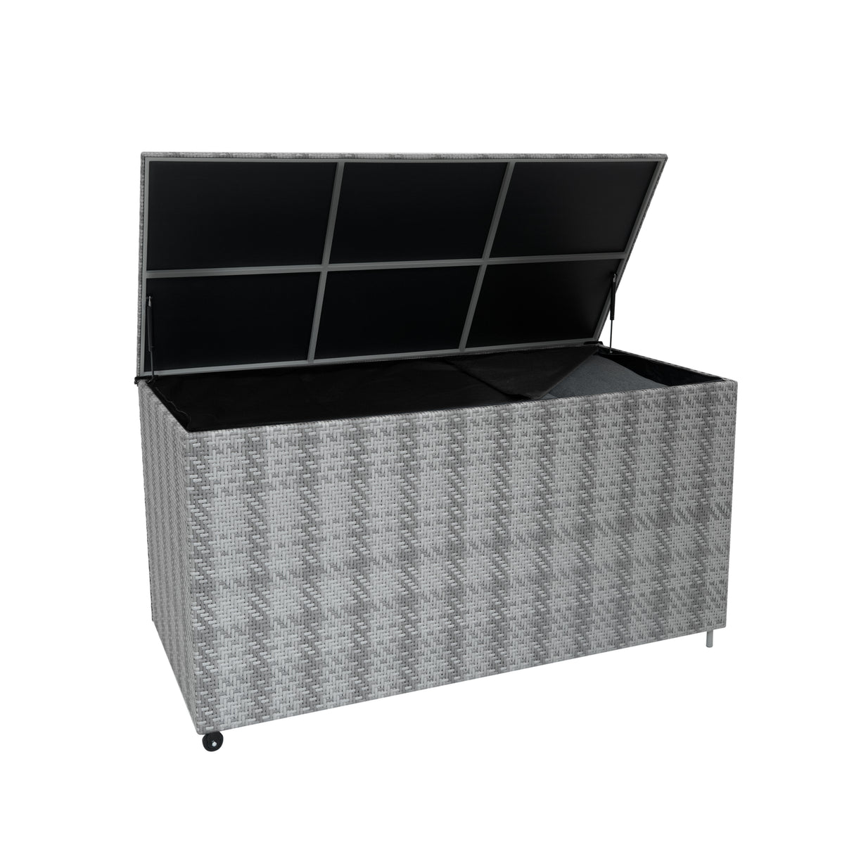 Rattan Storage Box 700L - Grey