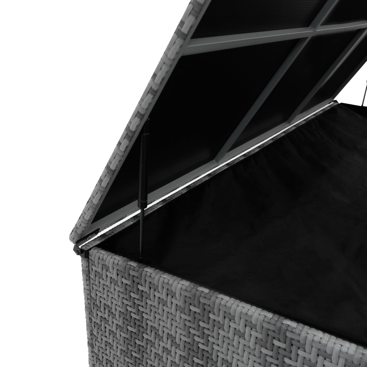 Rattan Storage Box 996L - Grey