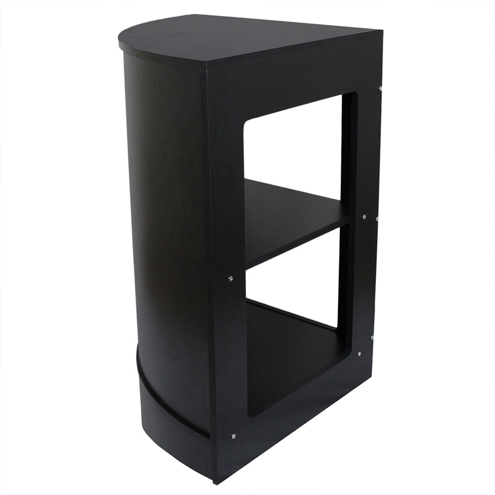 Retail Shop Corner Counter CM60 - Black