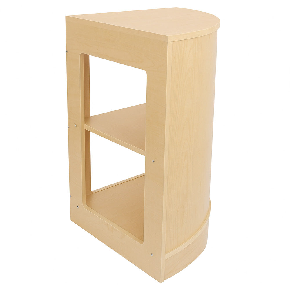 Retail Shop Corner Counter CM60 - Maple