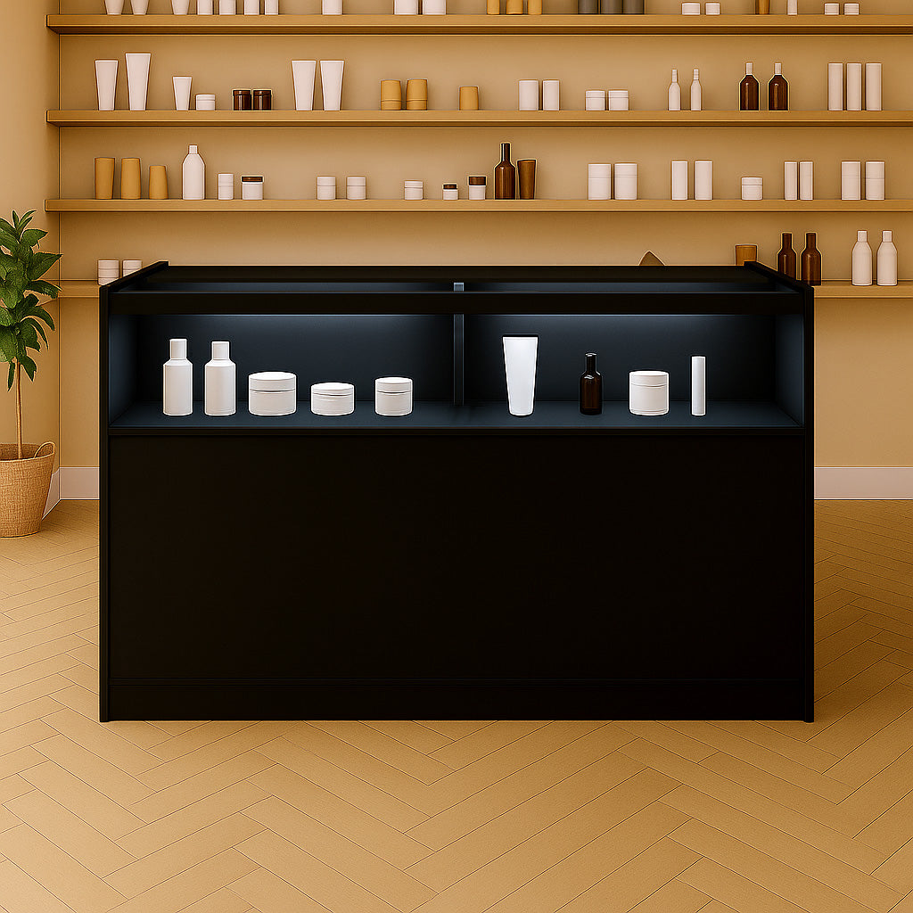 LED Retail Shop Counter B1500 - Black