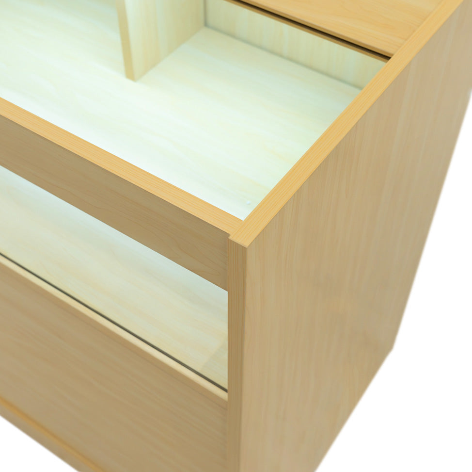 LED Retail Shop Counter B1500 - Maple