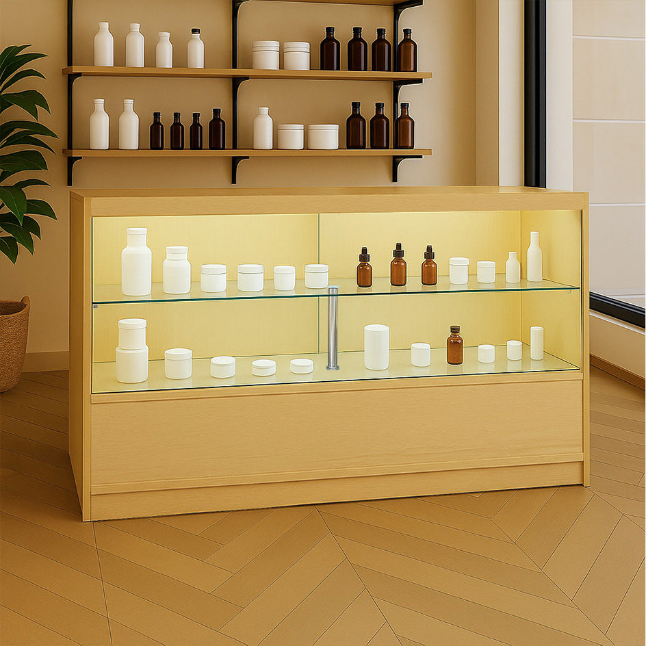 LED Retail Shop Counter C1500 - Maple