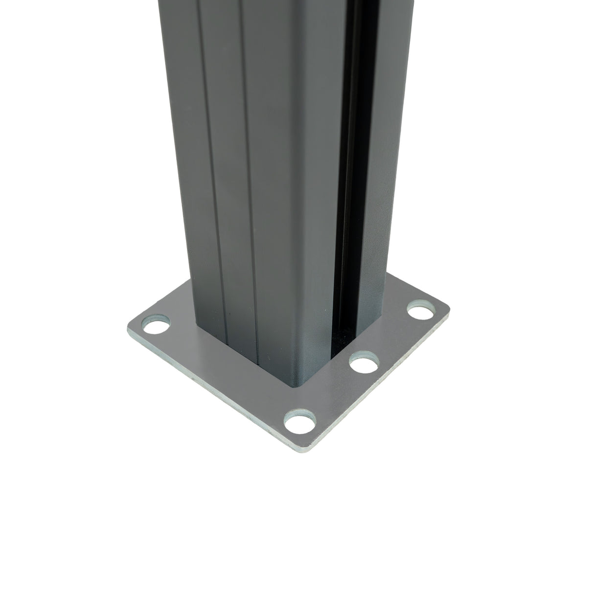 Composite Angled Fence Panel - Grey