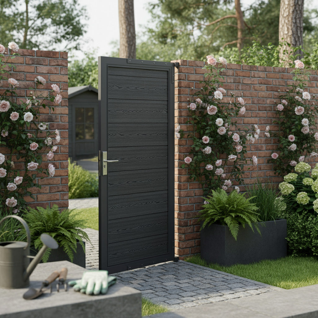 Composite Panel Gate - Grey