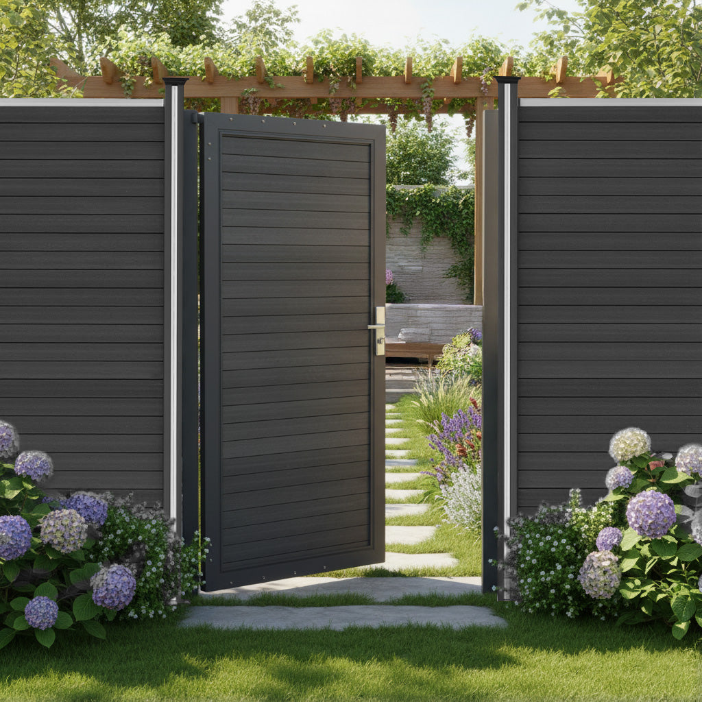 Composite Panel Gate - Grey