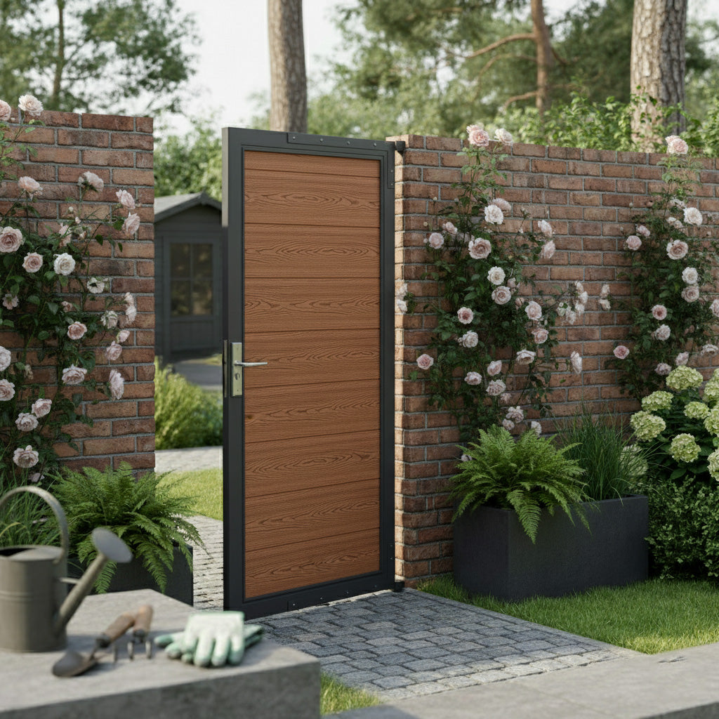 Composite Panel Gate - Brown