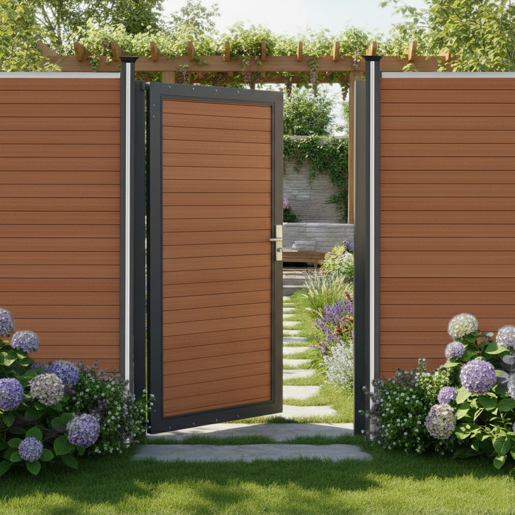 Composite Panel Gate - Brown