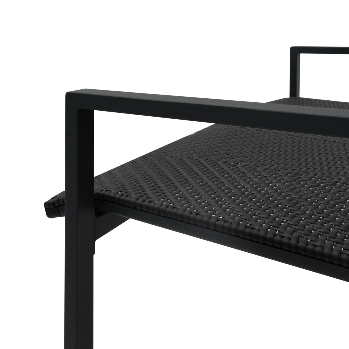 Rattan Patio Furniture Set - Black