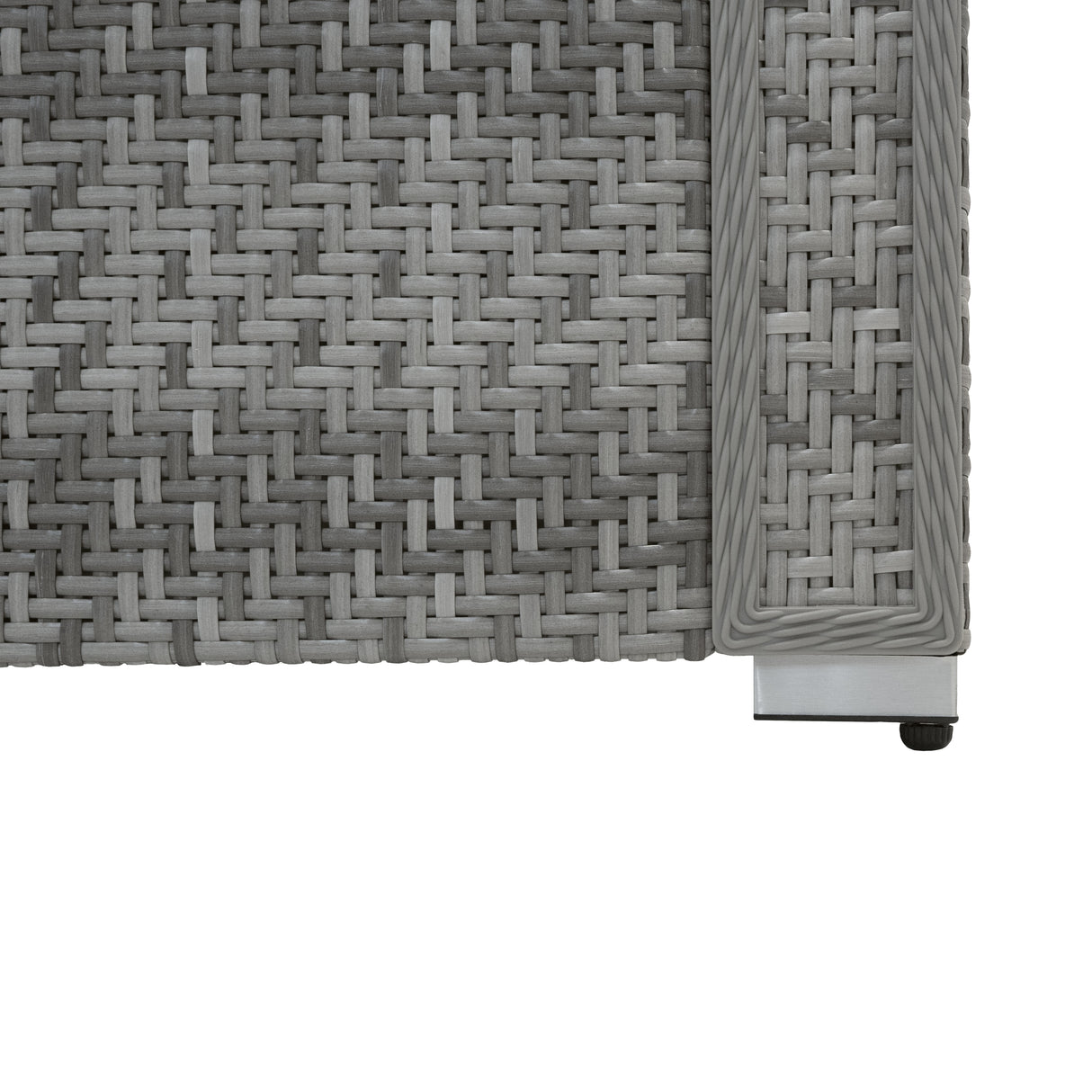 Rattan Modular 7 Piece Furniture Set - Grey