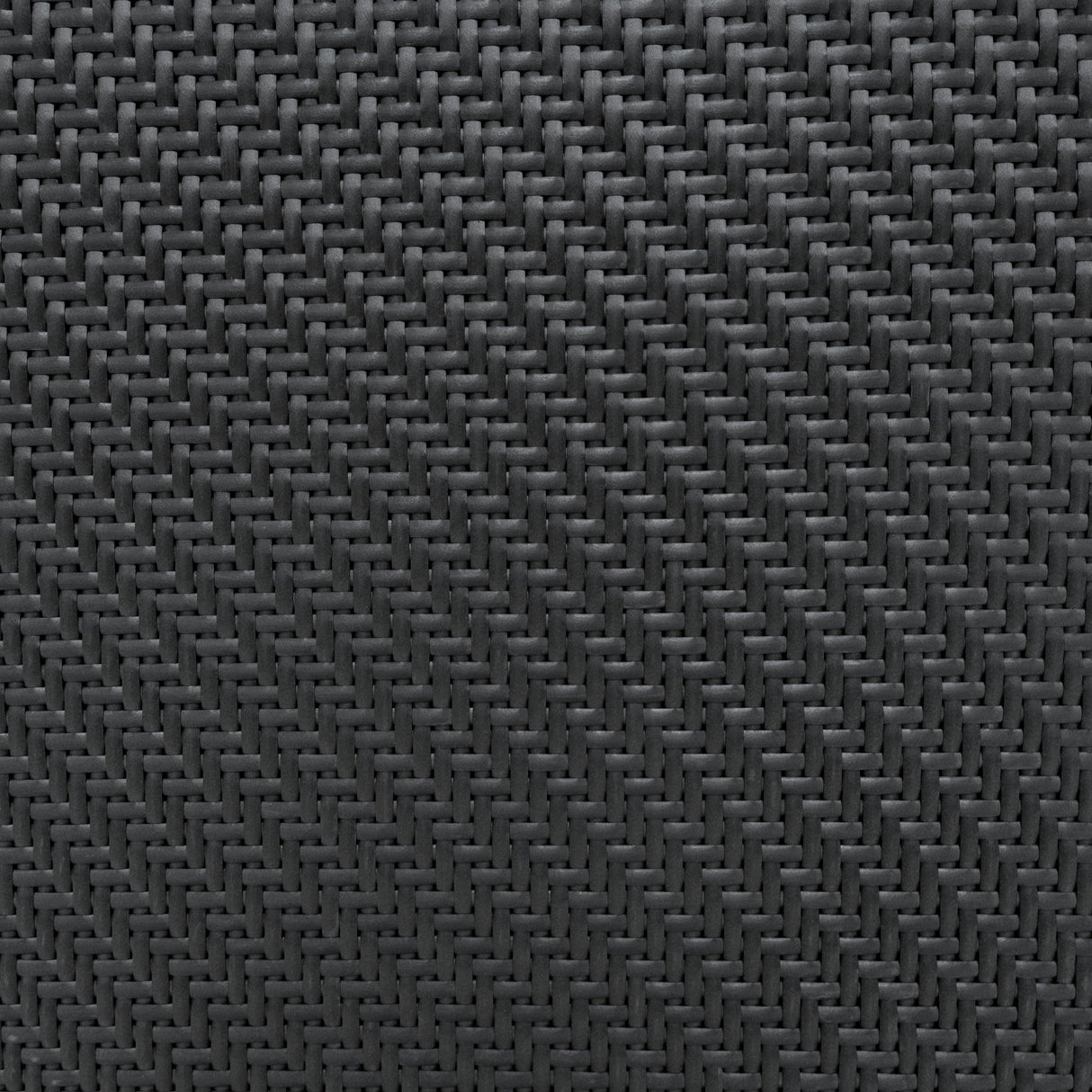 Close-up of the black rattan weave texture from the modular 6 piece furniture set, showcasing its durable, stylish design