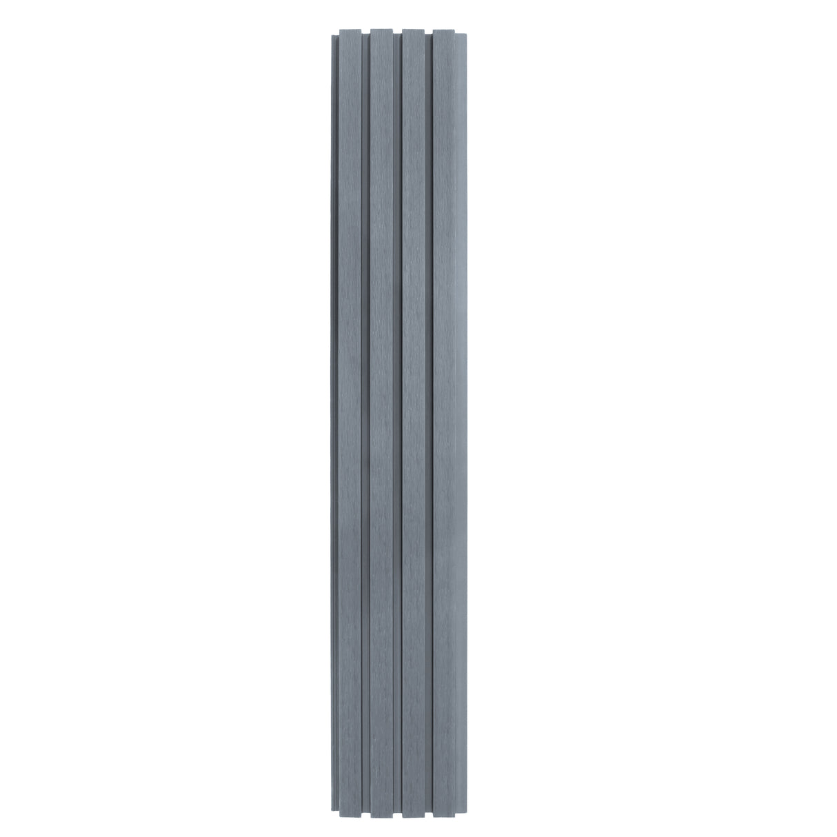 WPC Slatted Wall Cladding x 4 Panels – Grey