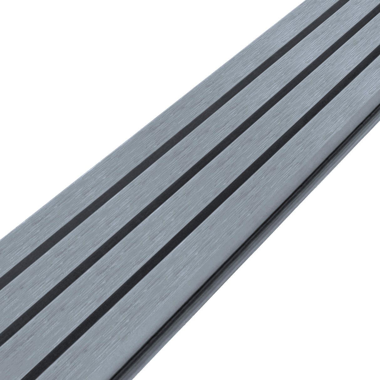 WPC Slatted Wall Cladding x 4 Panels – Grey