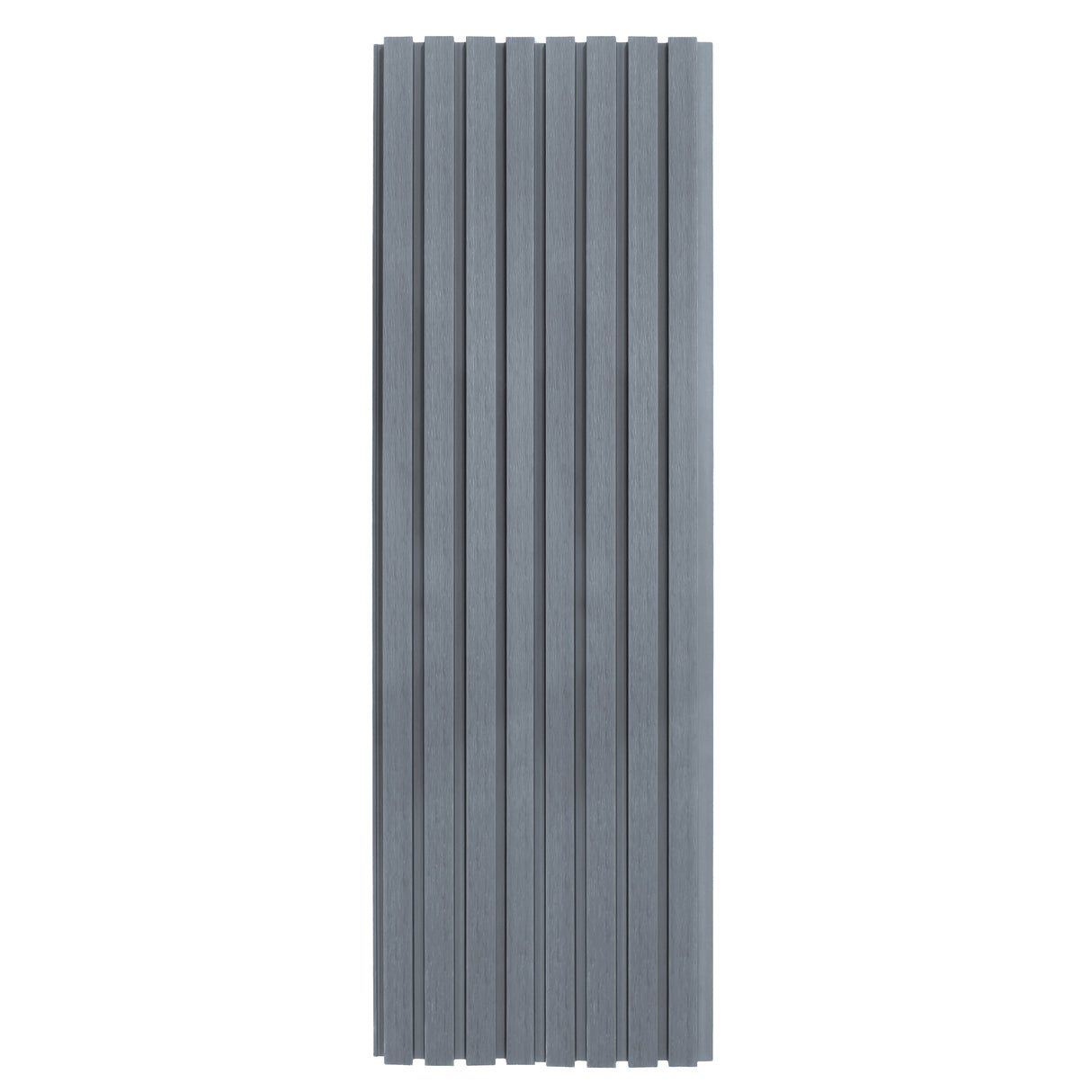 WPC Slatted Wall Cladding x 4 Panels – Grey
