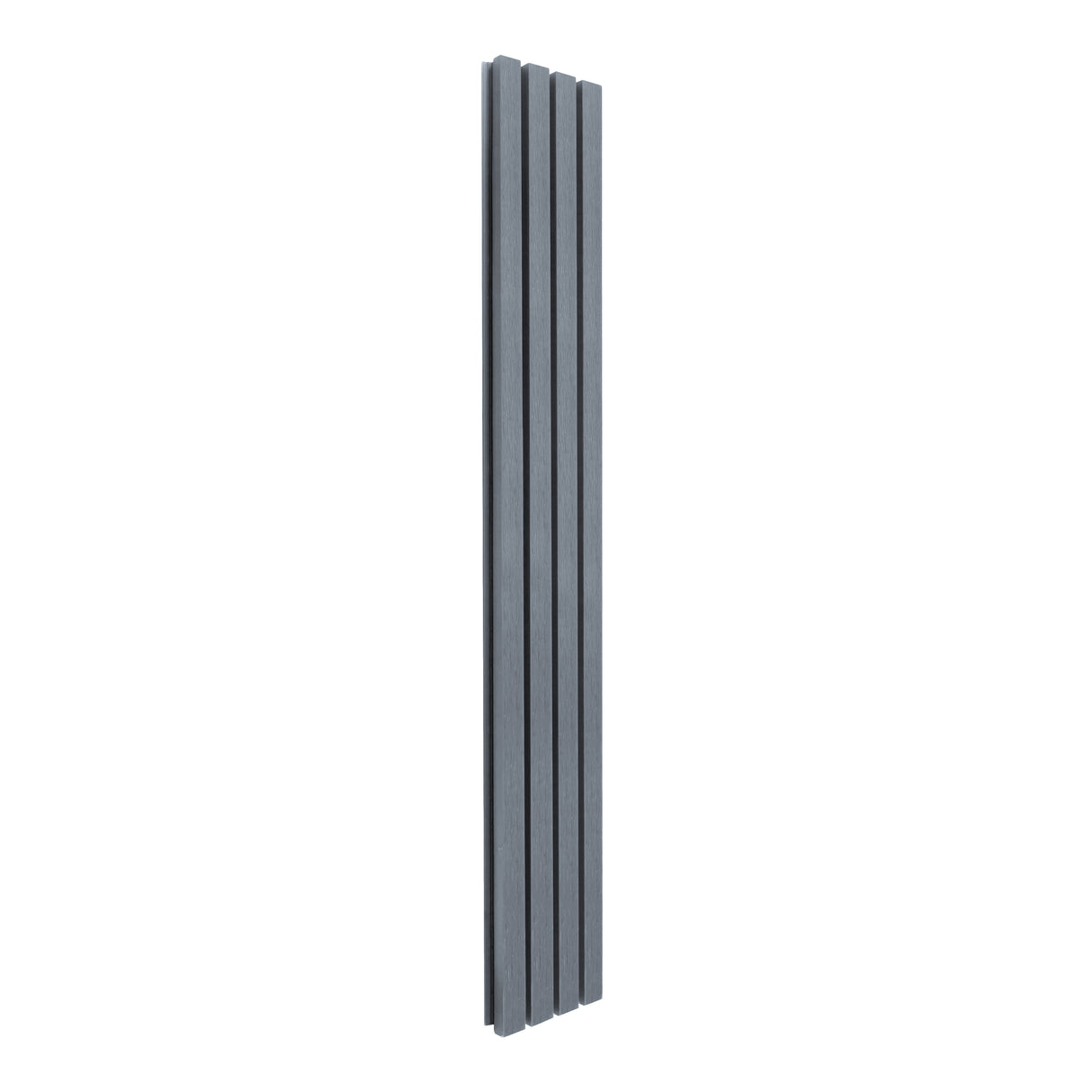 WPC Slatted Wall Cladding x 4 Panels – Grey
