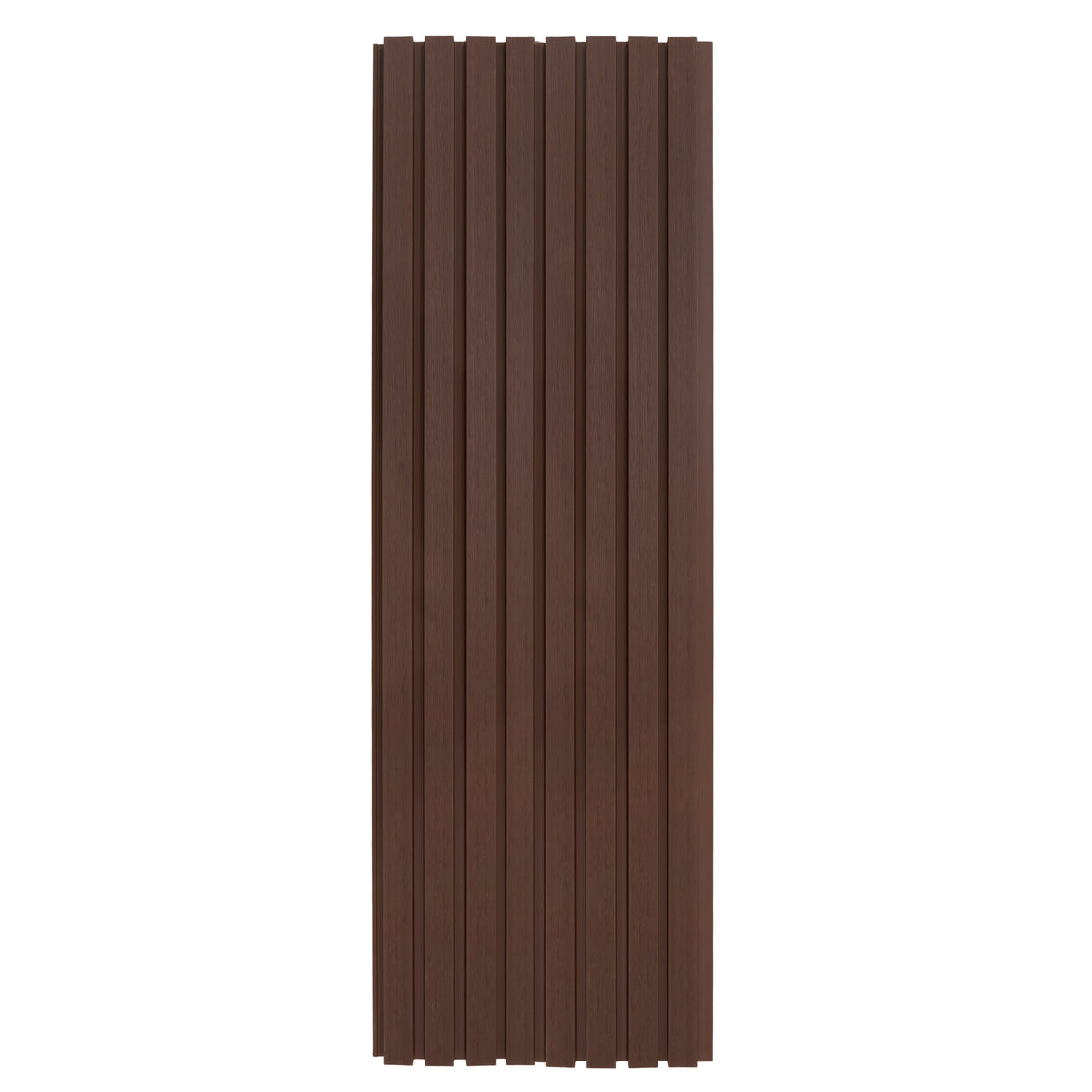 WPC Slatted Wall Cladding x 4 Panels – Brown
