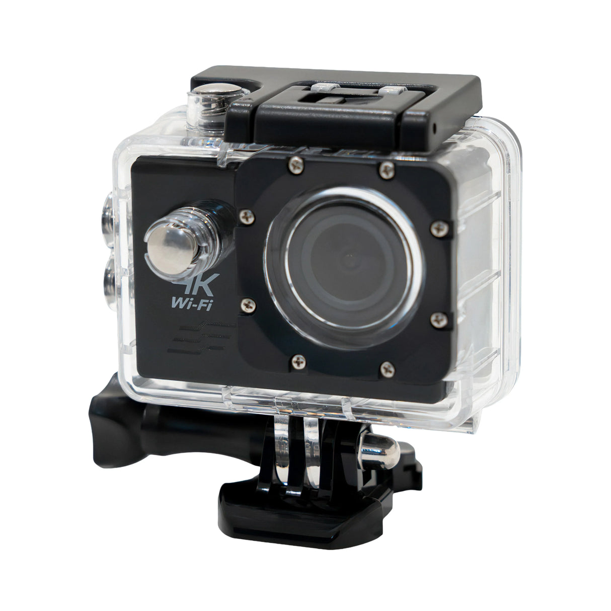 Gutter vacuum camera with a sleek black design, waterproof casing, and a clear lens, ideal for inspecting hard-to-reach areas