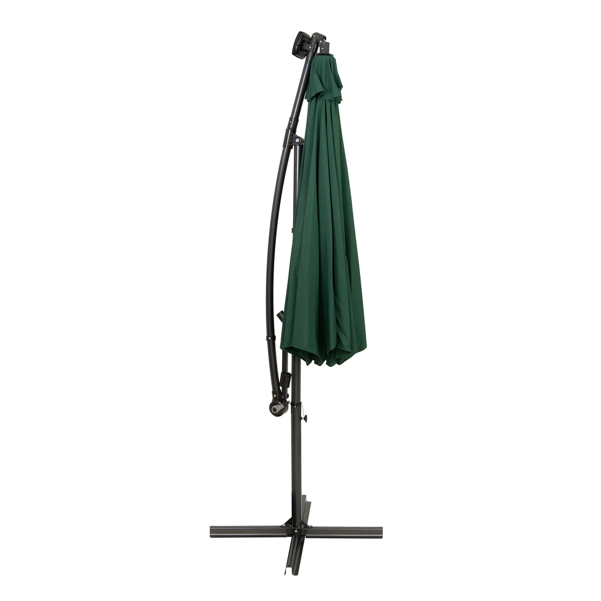 LED Cantilever Parasol 3m – Green