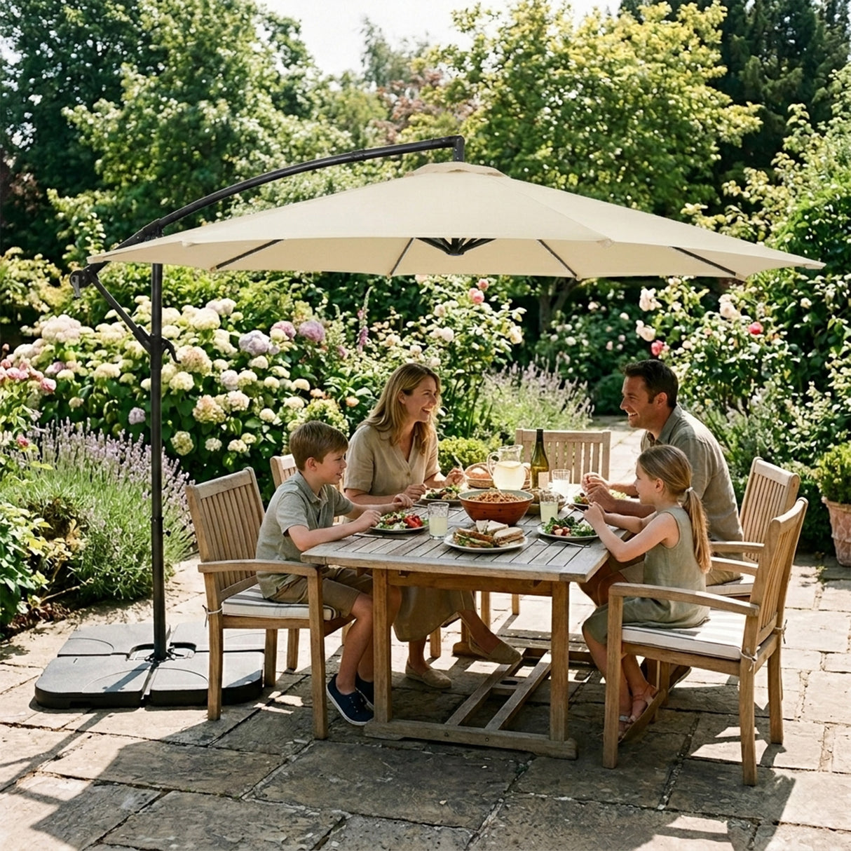 Cantilever Parasol Base – Square x 4