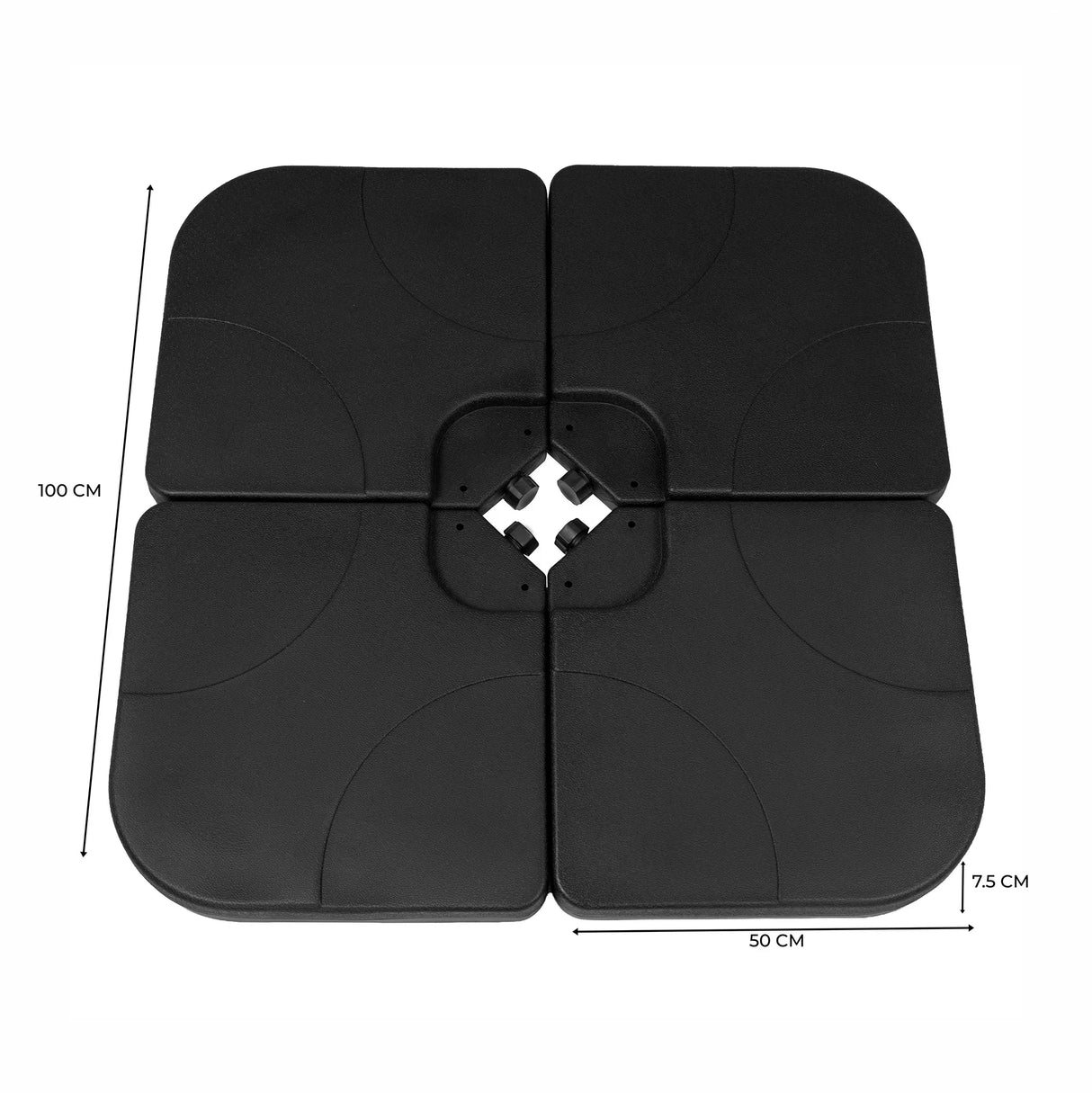 Cantilever Parasol Base – Square x 4