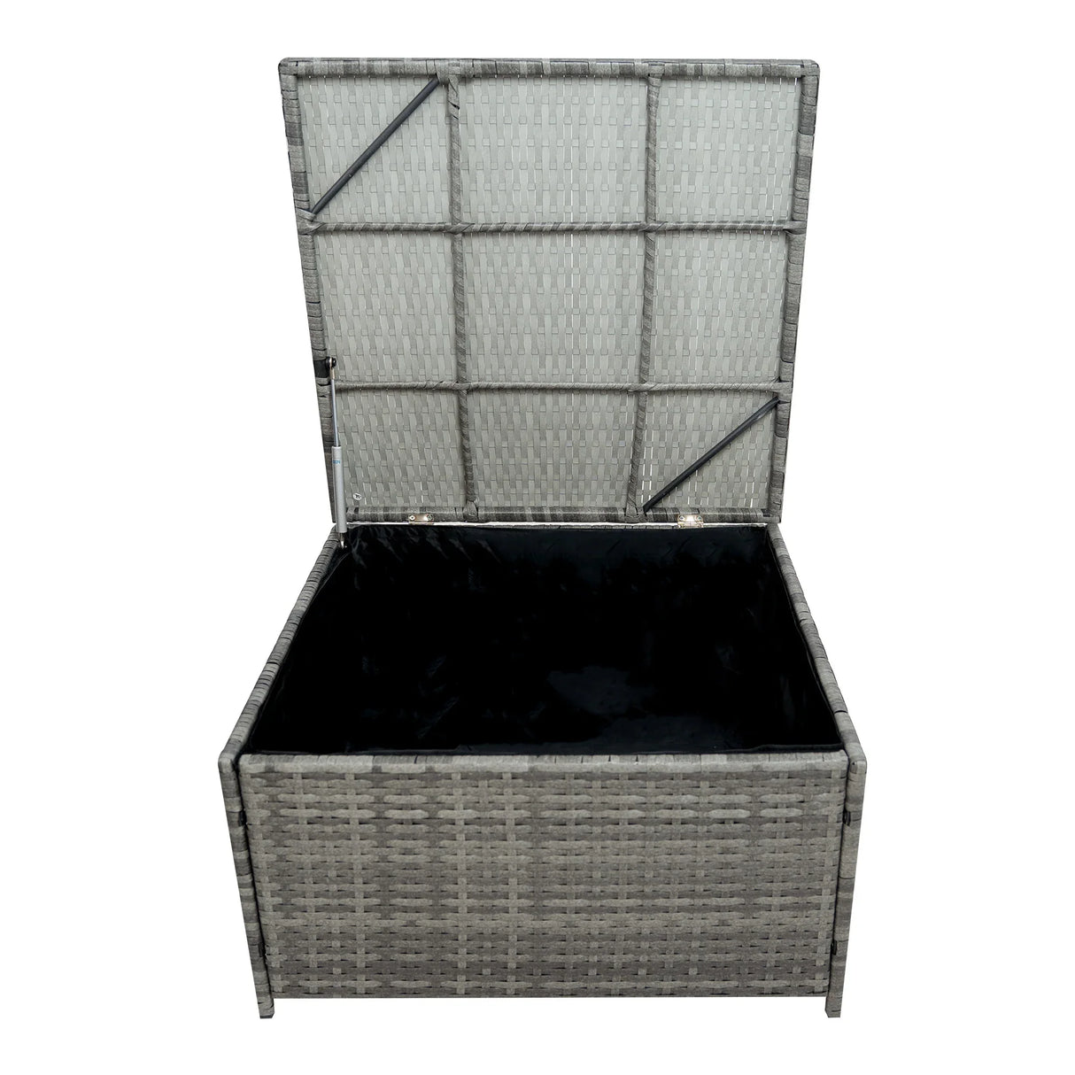 11 Seater Rattan Furniture Set With Firepit – Grey