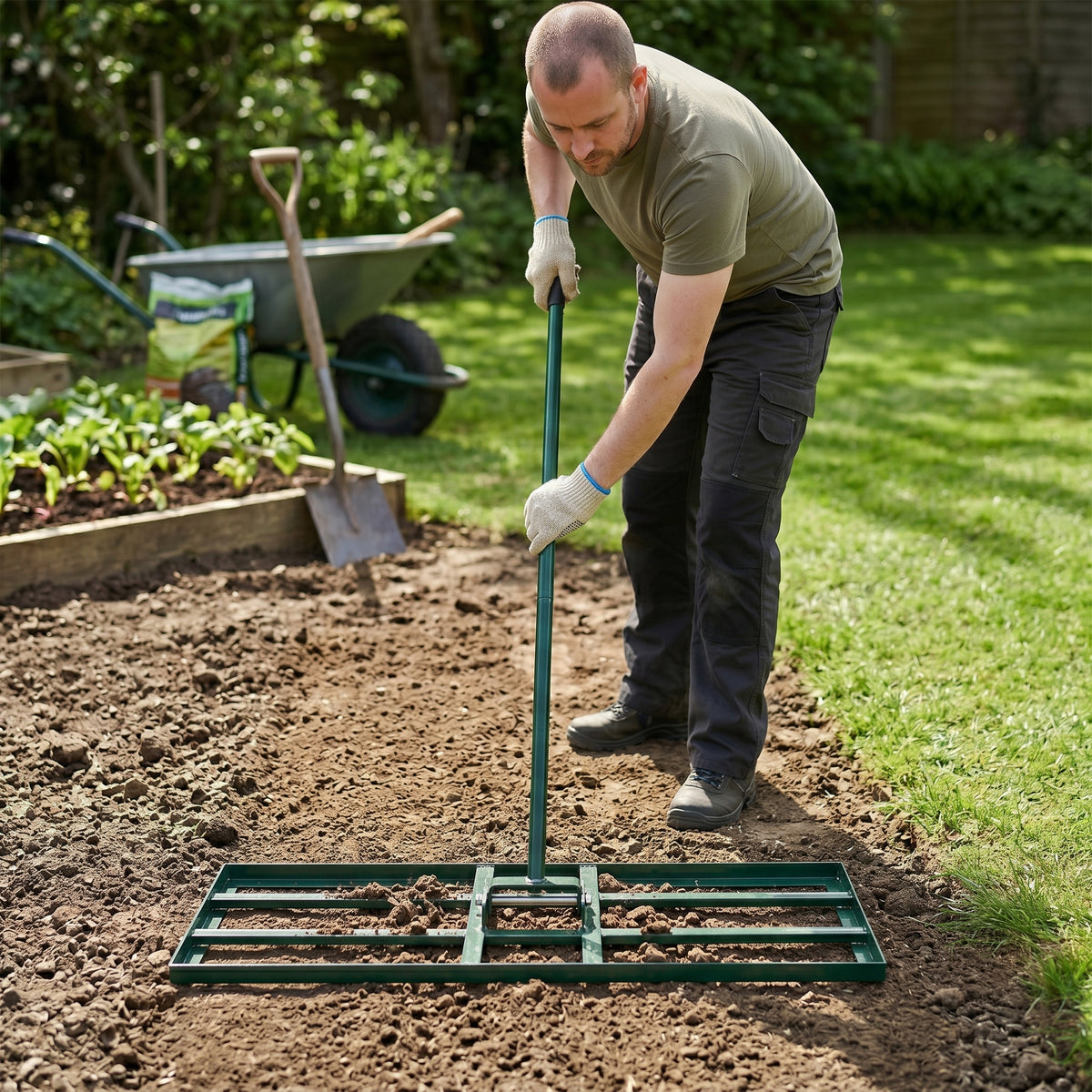 100cm Lawn Leveller - Green