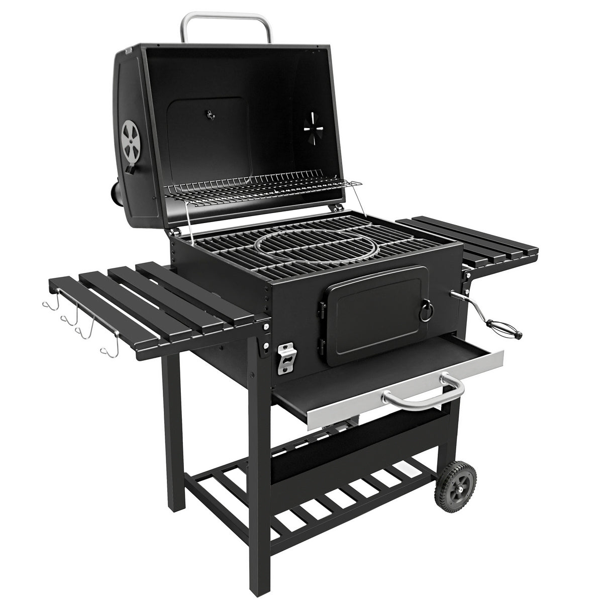 XL BBQ Smoker Grill & Wood Chips/Chunks