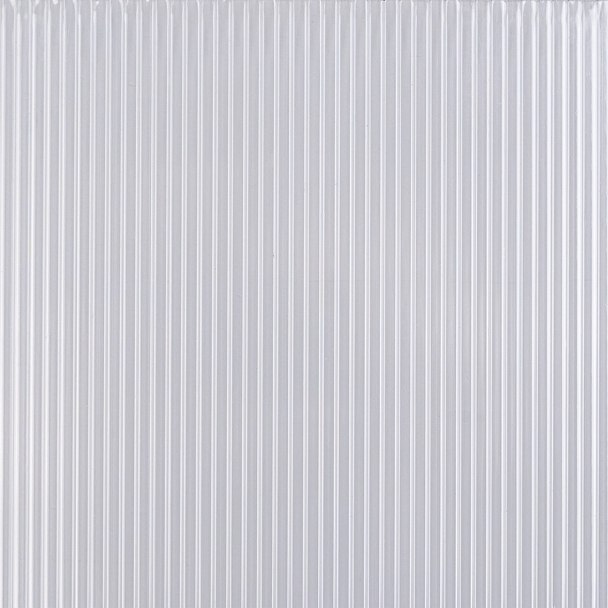 Clear polycarbonate sheets with vertical ridges, ideal for a 6ft x 8ft greenhouse, offering durability and light diffusion