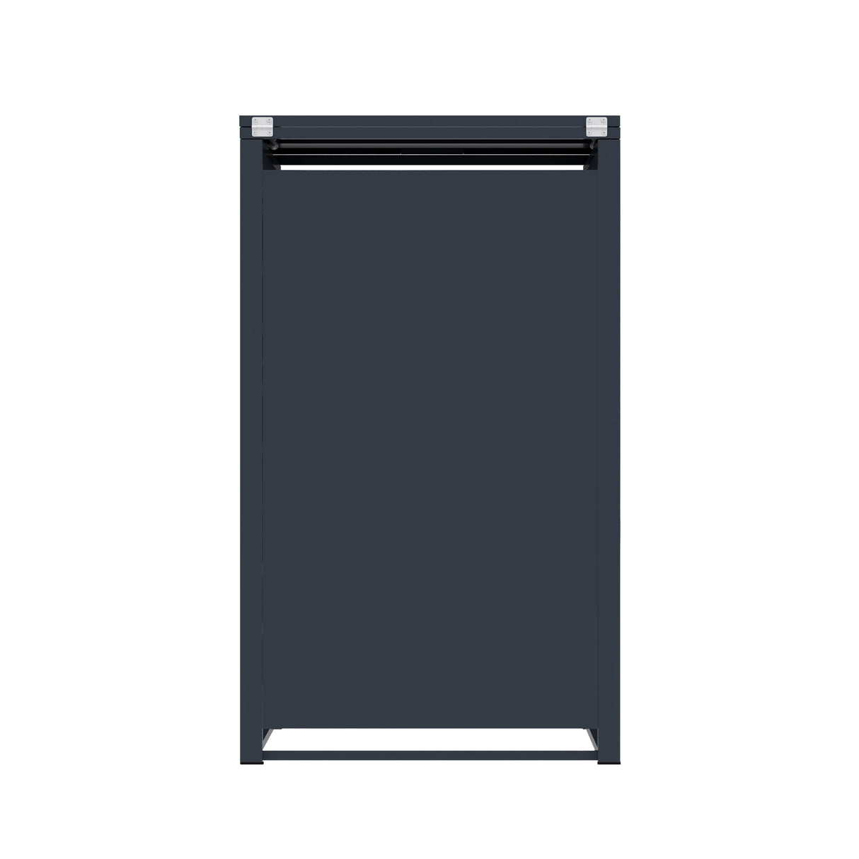 Single Wheelie Bin Metal Storage - Anthracite Grey
