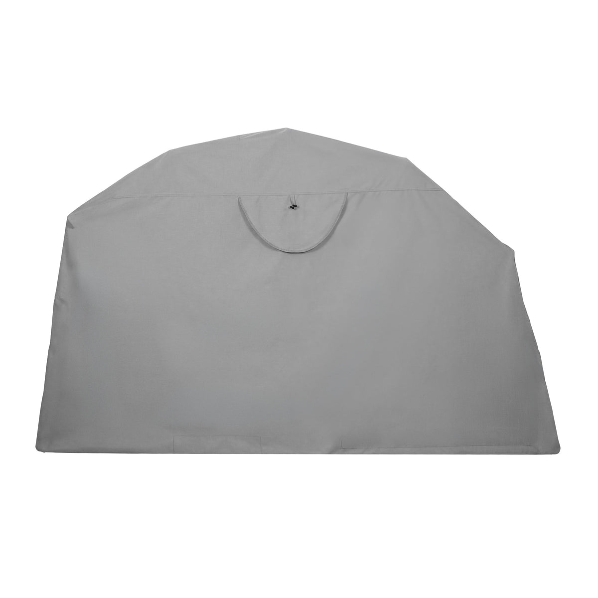 Large grey motorbike tent featuring a durable, weather-resistant fabric and a spacious design for optimal protection and storage