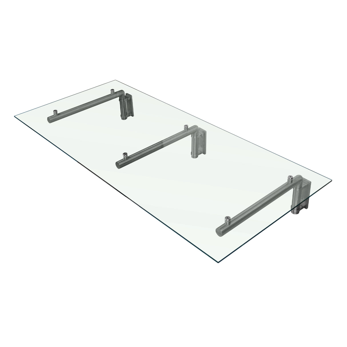 Glass Door Canopy & Brackets - 180cm W x 80cm D