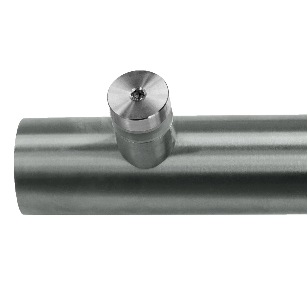 Stainless steel bracket for glass door canopy, featuring a sleek, polished finish and a secure fastening mechanism for durability
