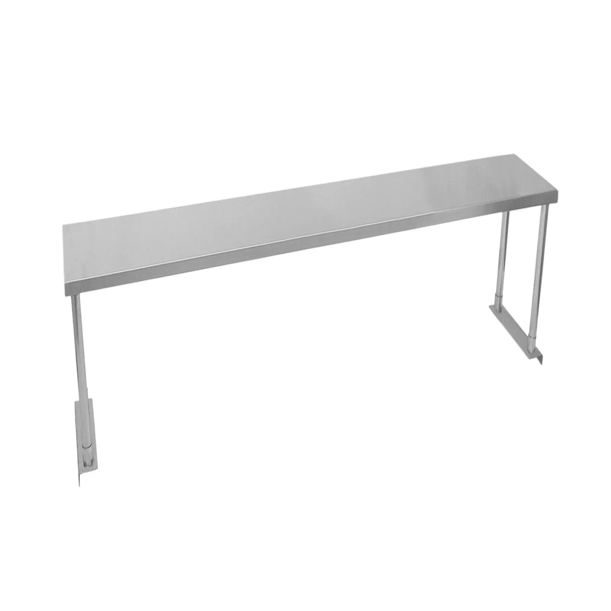 Kukoo single tier steel over-shelf 1500mm, featuring a sleek silver finish, sturdy construction, and minimalist design for efficient storage