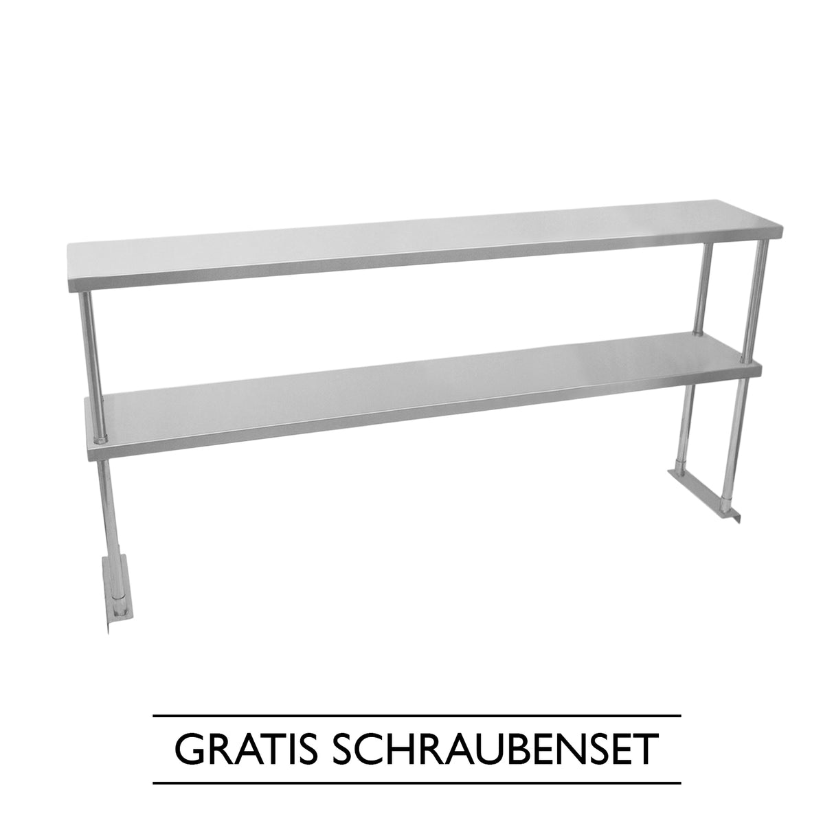 Kukoo Double Tier Steel Over-Shelf 1500mm