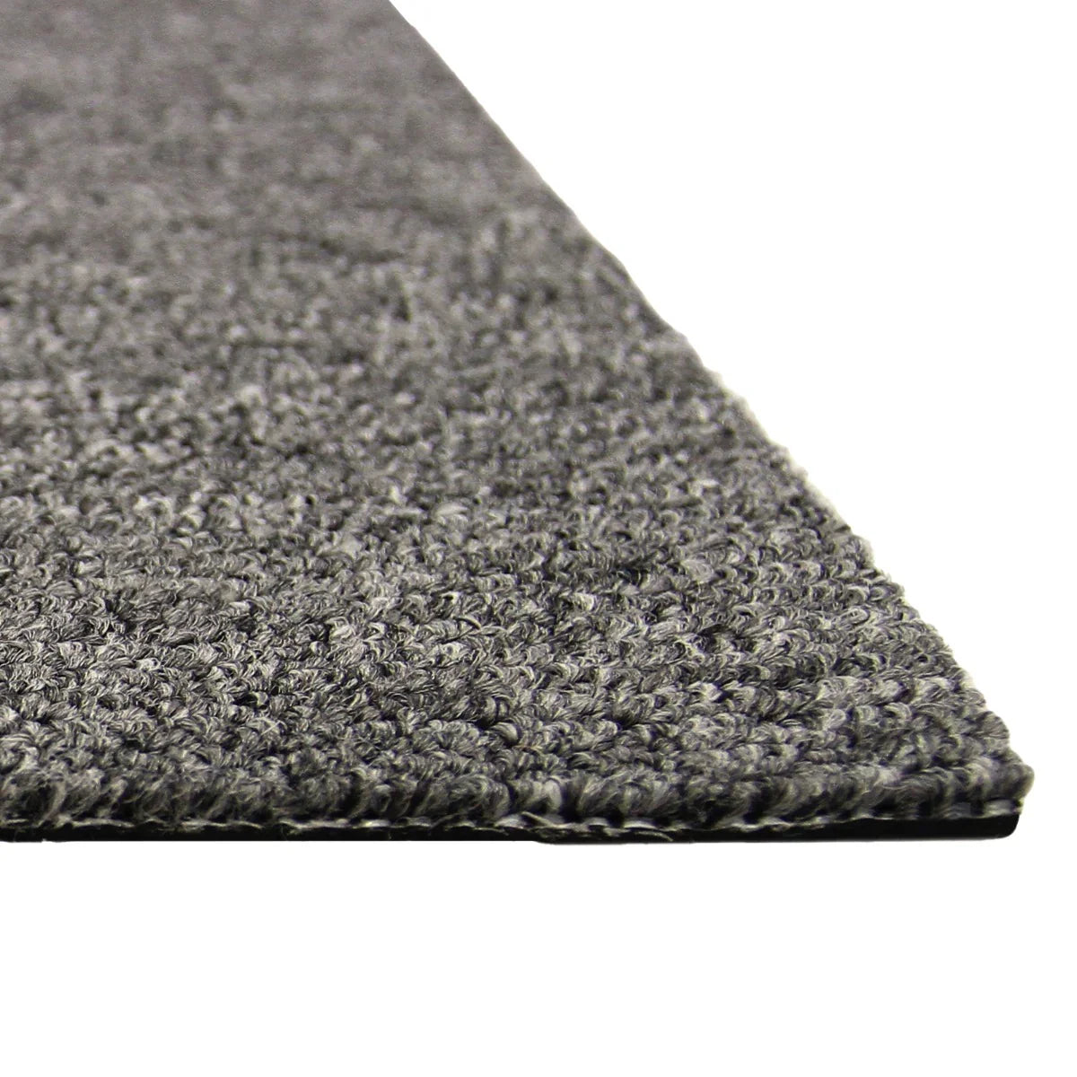 Anthracite carpet tile with a textured surface, showcasing a rich dark gray color, ideal for modern flooring solutions