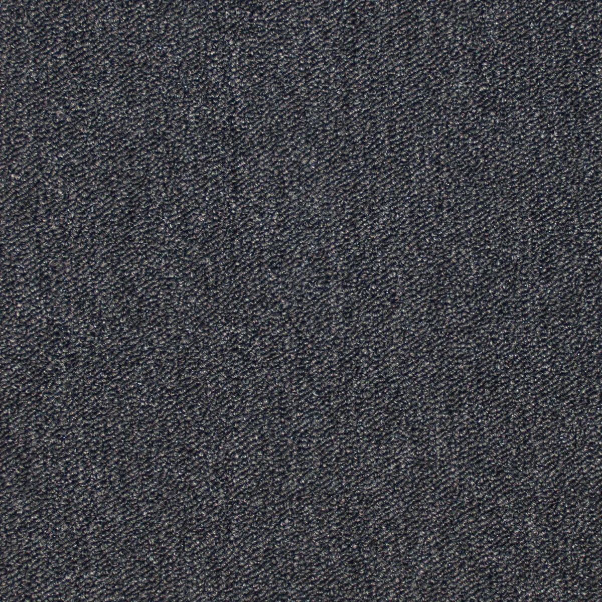 Charcoal black carpet tiles featuring a textured surface, ideal for modern interiors, offering durability and style in 5m² coverage