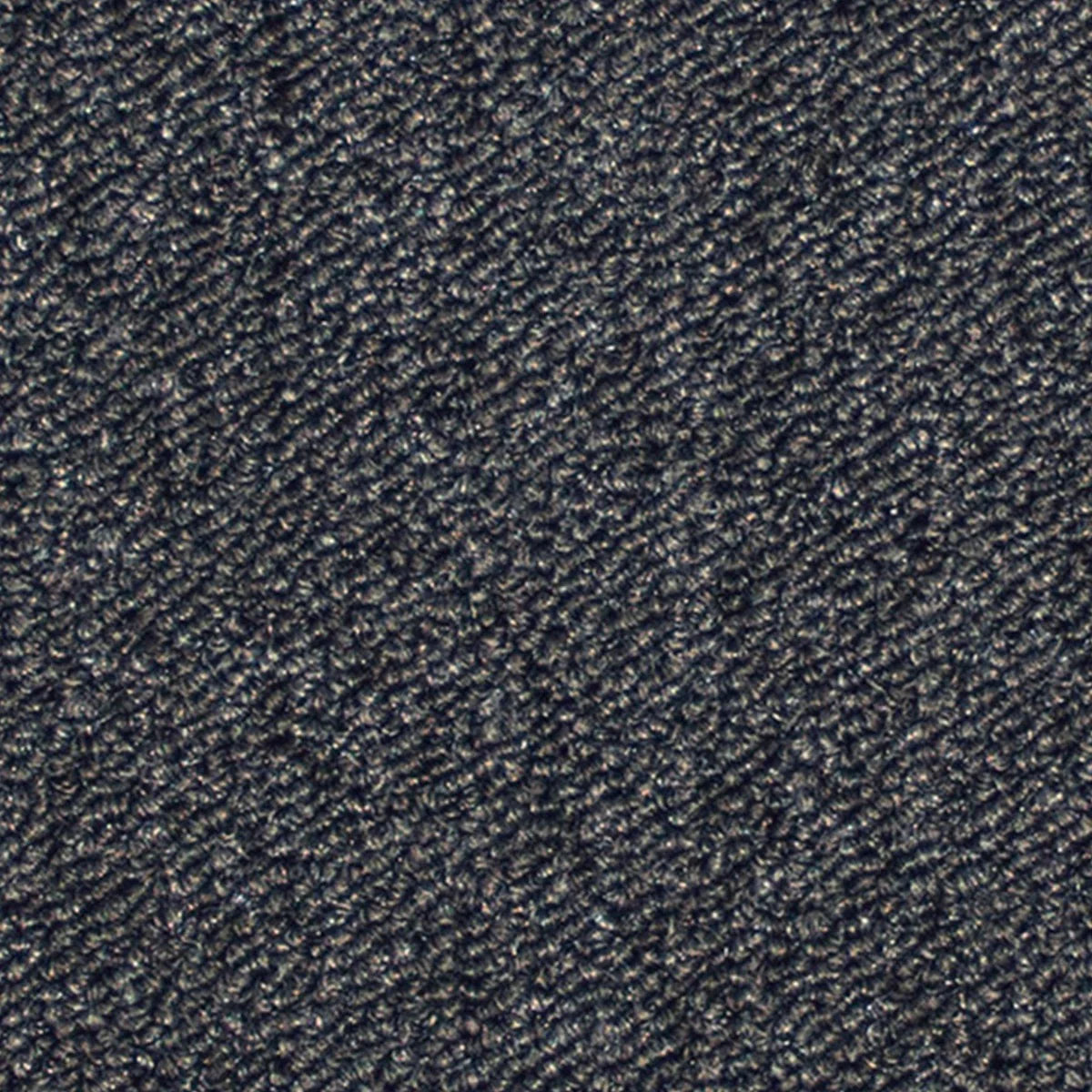 Charcoal black carpet tiles with a textured surface, ideal for modern interiors, offering durability and style in a 5m² pack
