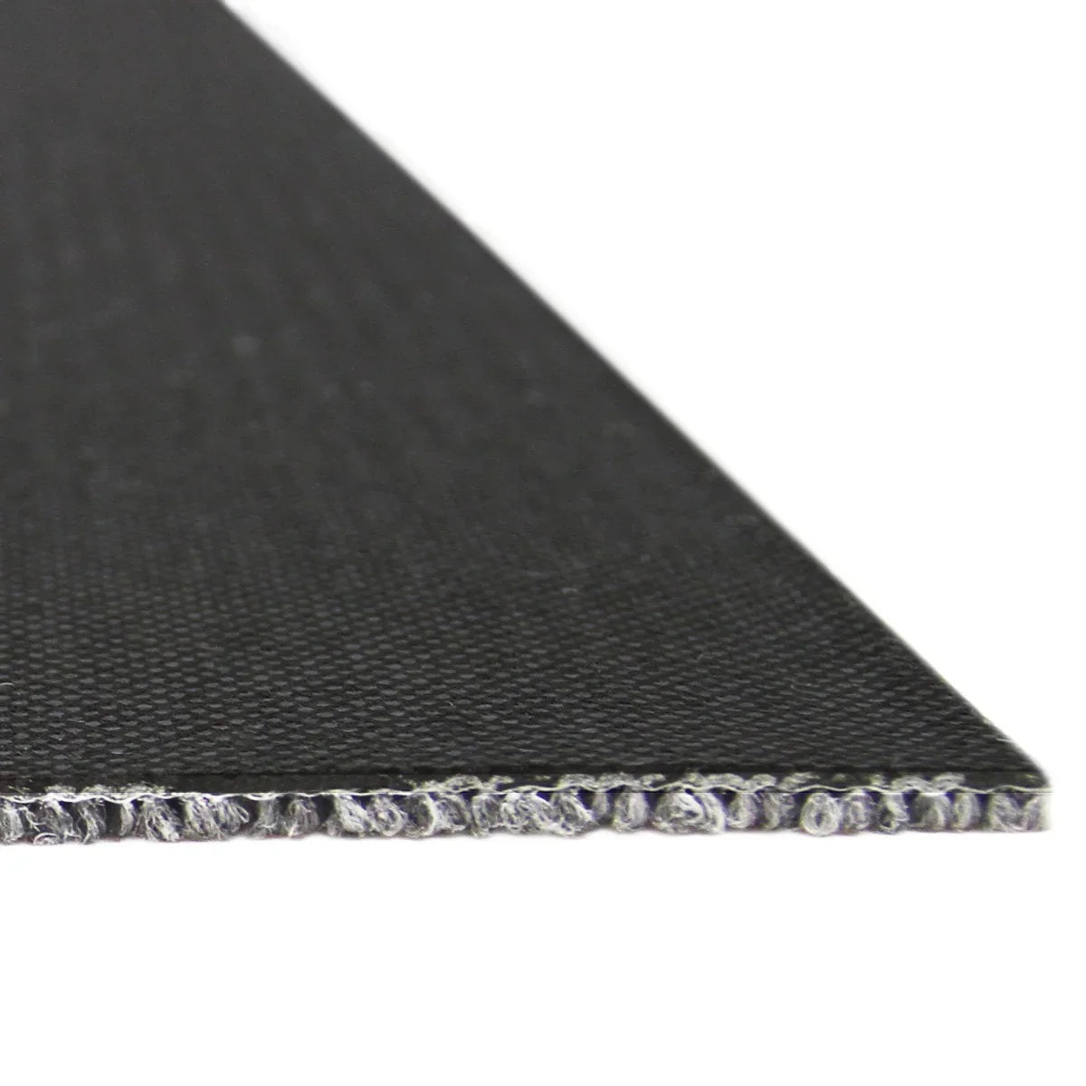 Platinum grey carpet tile showcasing a textured surface and durable edge, ideal for modern flooring solutions in various spaces
