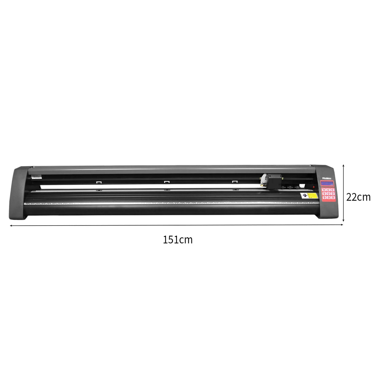 PixMax 59" vinyl cutter in sleek black, featuring precise cutting blade and sturdy design, ideal for crafting and sign-making projects