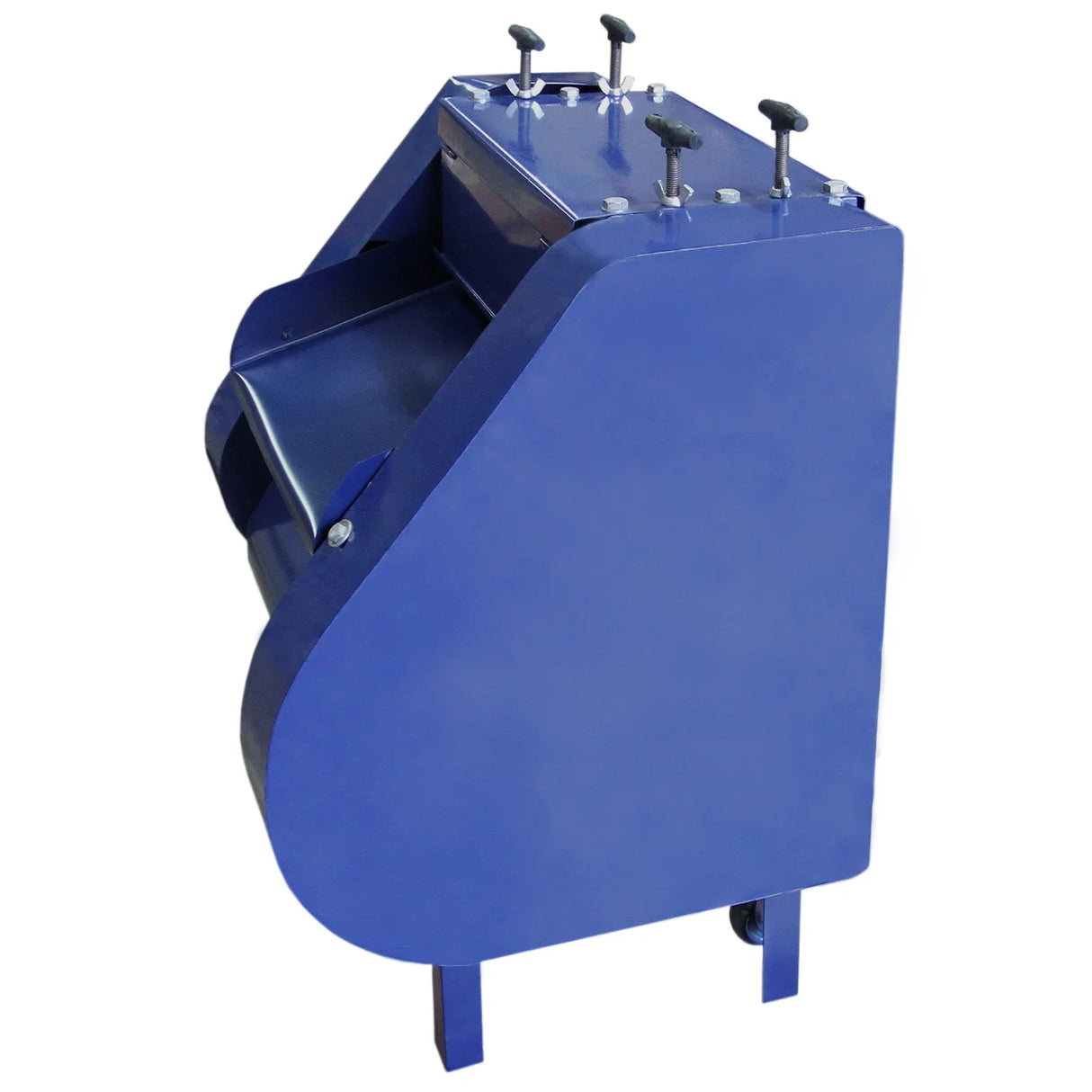 T-Mech Automatic Wire Stripper in blue, featuring a sleek design, adjustable knobs, and a sturdy base for efficient wire stripping