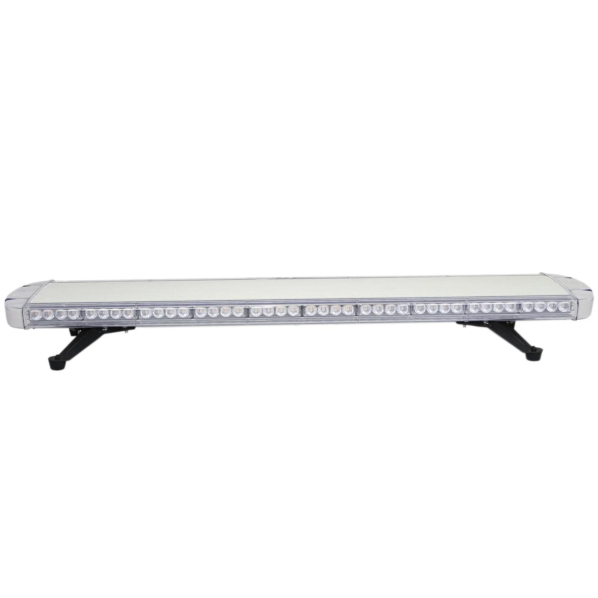 Amber Recovery Light 1200mm features a sleek, elongated design with a white LED panel and sturdy black legs for stability