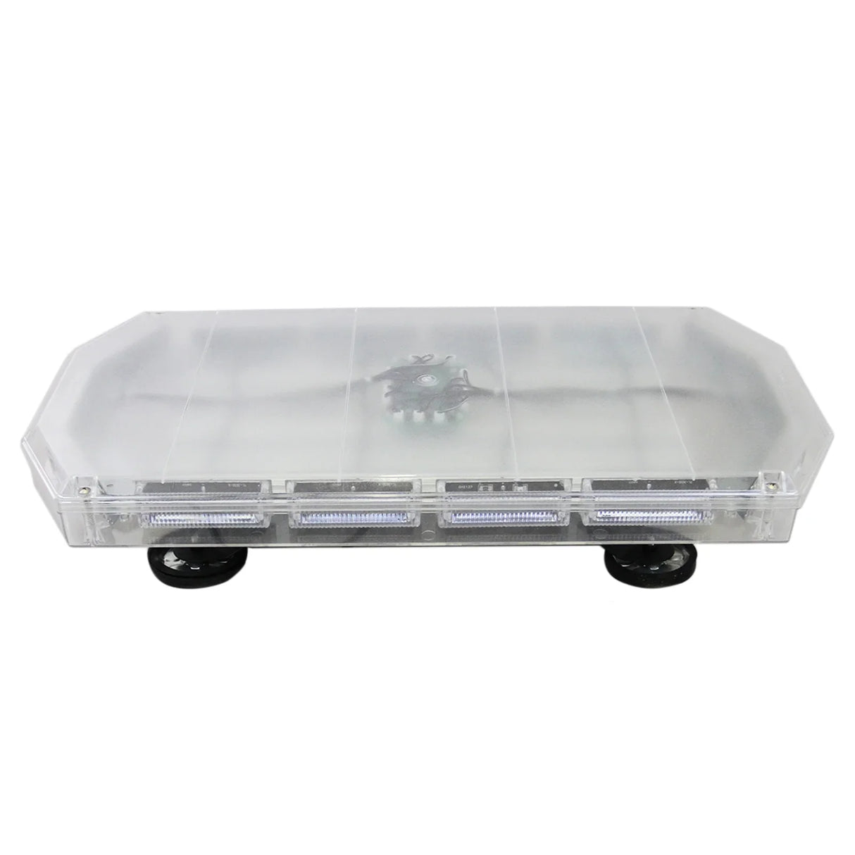 Amber Recovery Light 600mm features a sleek, transparent casing with multiple LED lights, designed for high visibility and durability