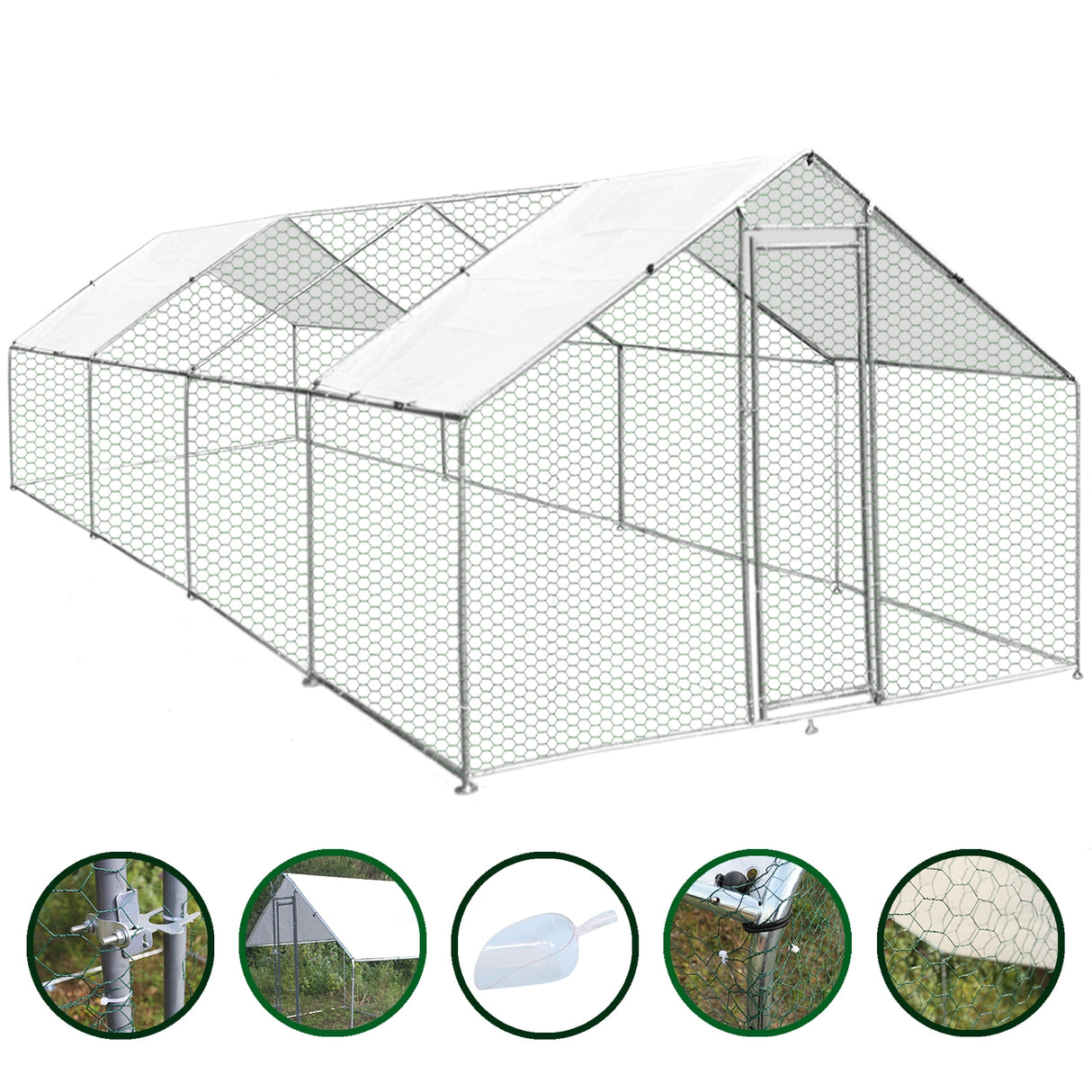 Chicken Run 4m x 8m x 2m