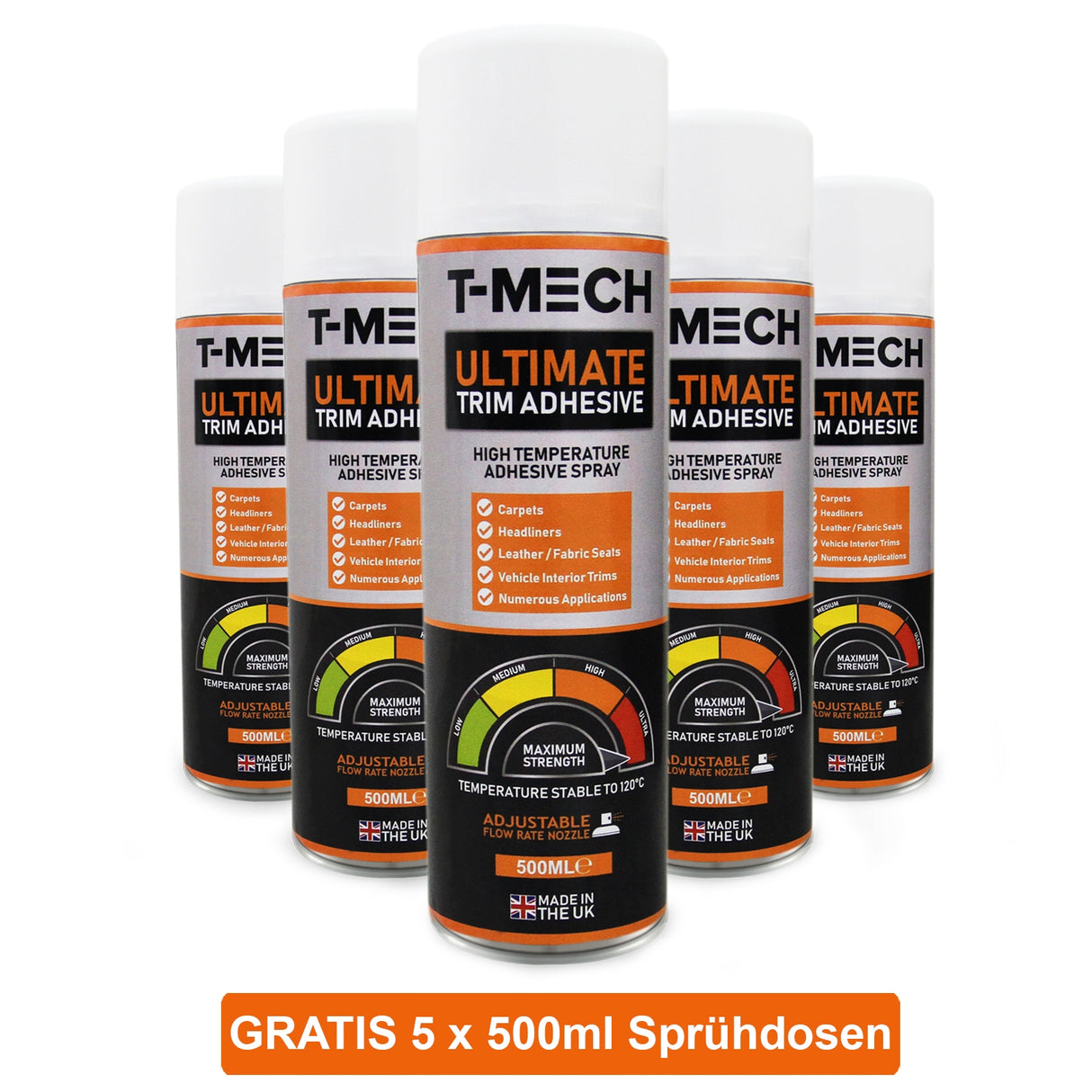 11sqm Anthracite Van Lining, Glue & VW Transporter Rack