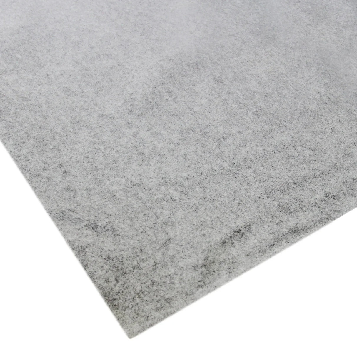 Silver grey van lining material with a smooth texture, ideal for camper kitchens, showcasing durability and versatility