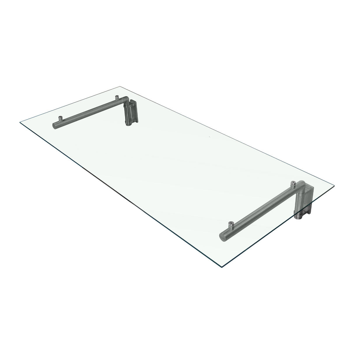 Glass Door Canopy & Brackets - 144cm W x 80cm D