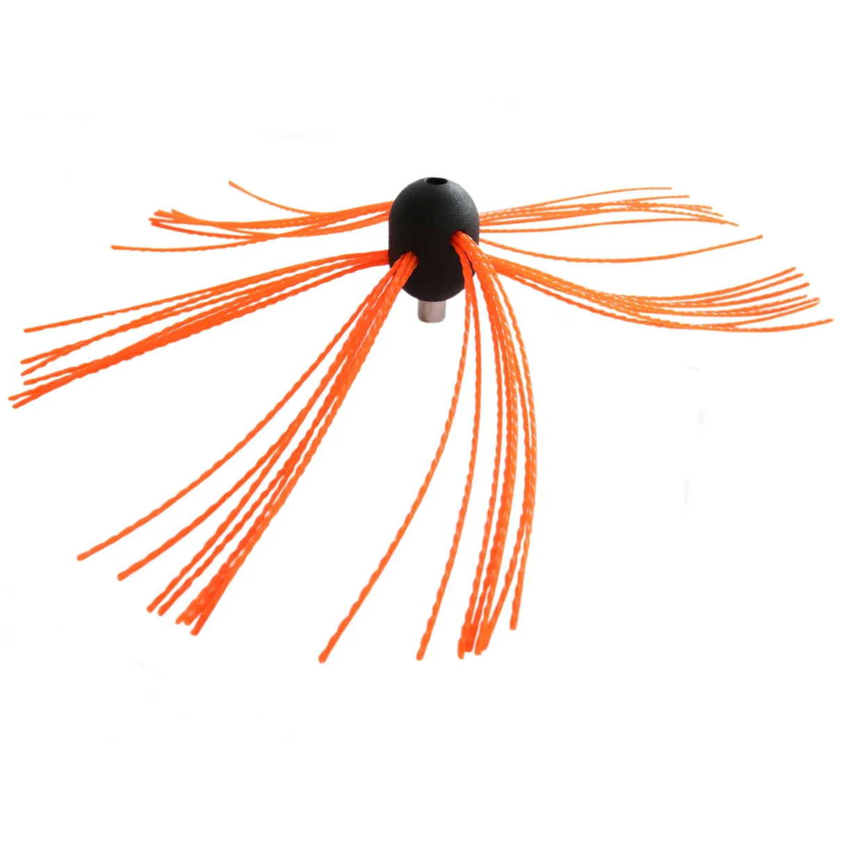 MAXBLAST Powered Chimney Sweep 7m features a round black head with vibrant orange bristles, designed for effective chimney cleaning