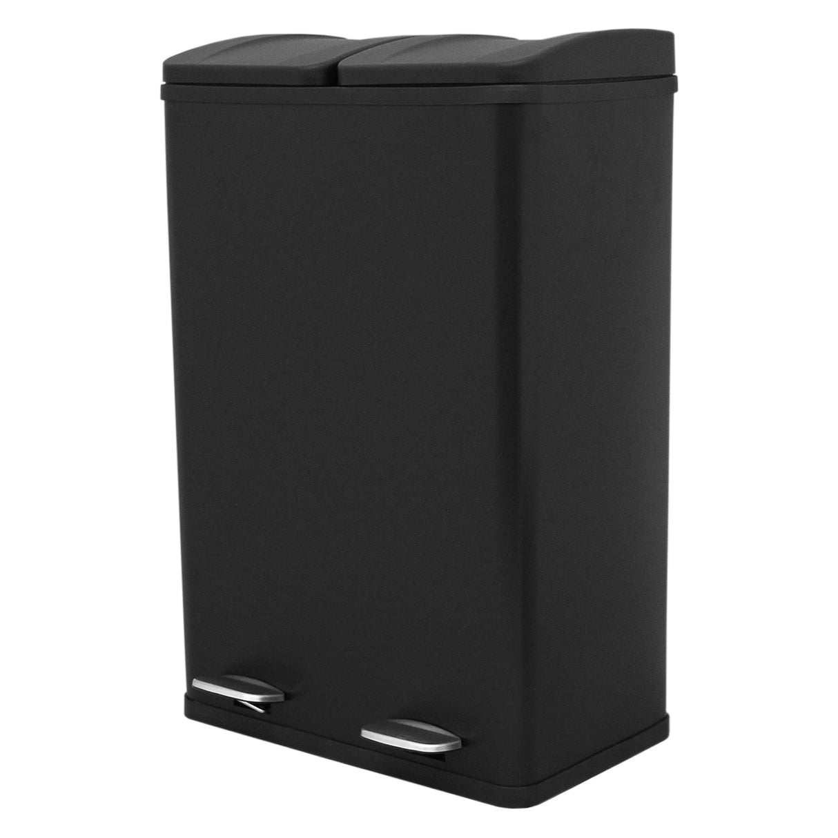 60L Dual Pedal Bin In Black